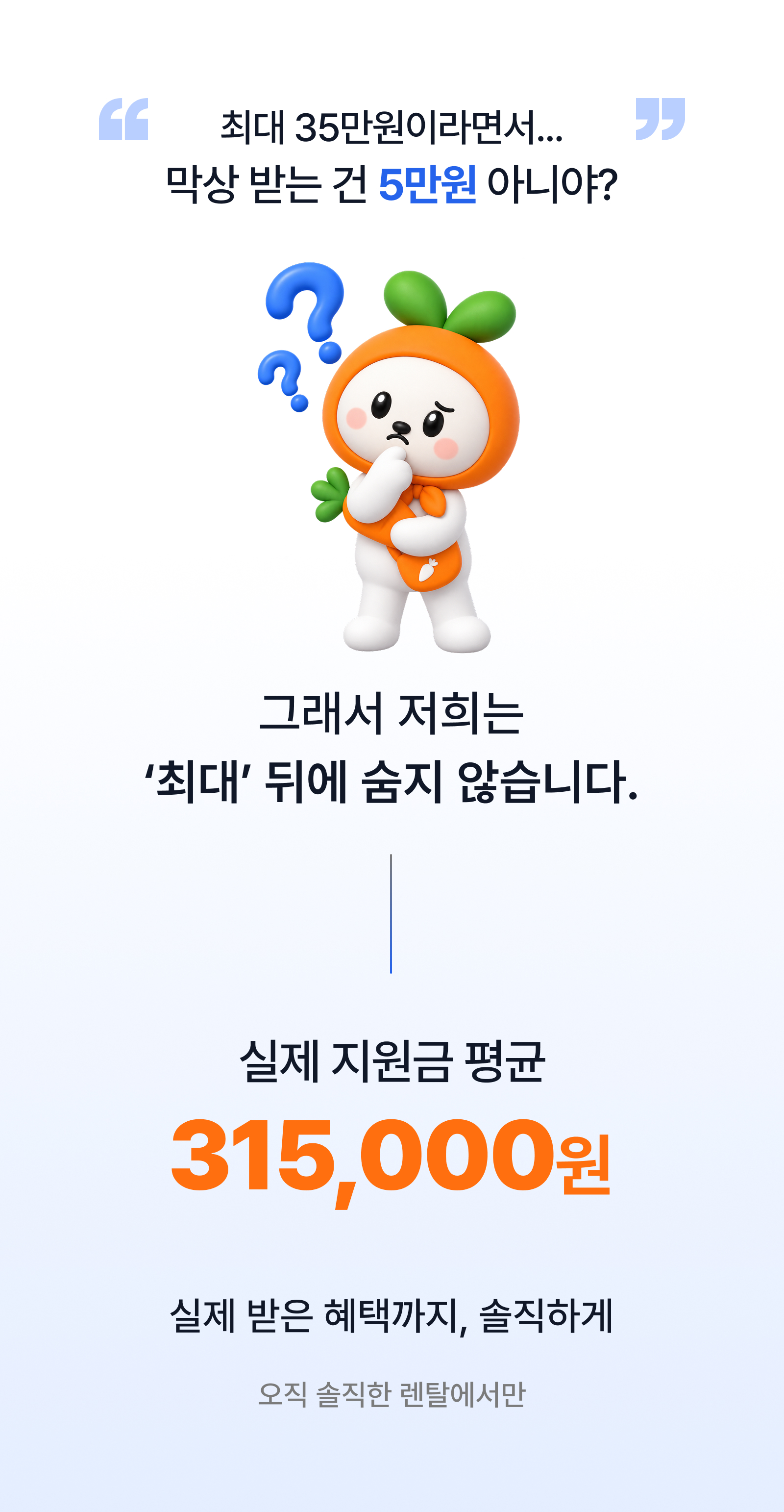 실제 고객 평균